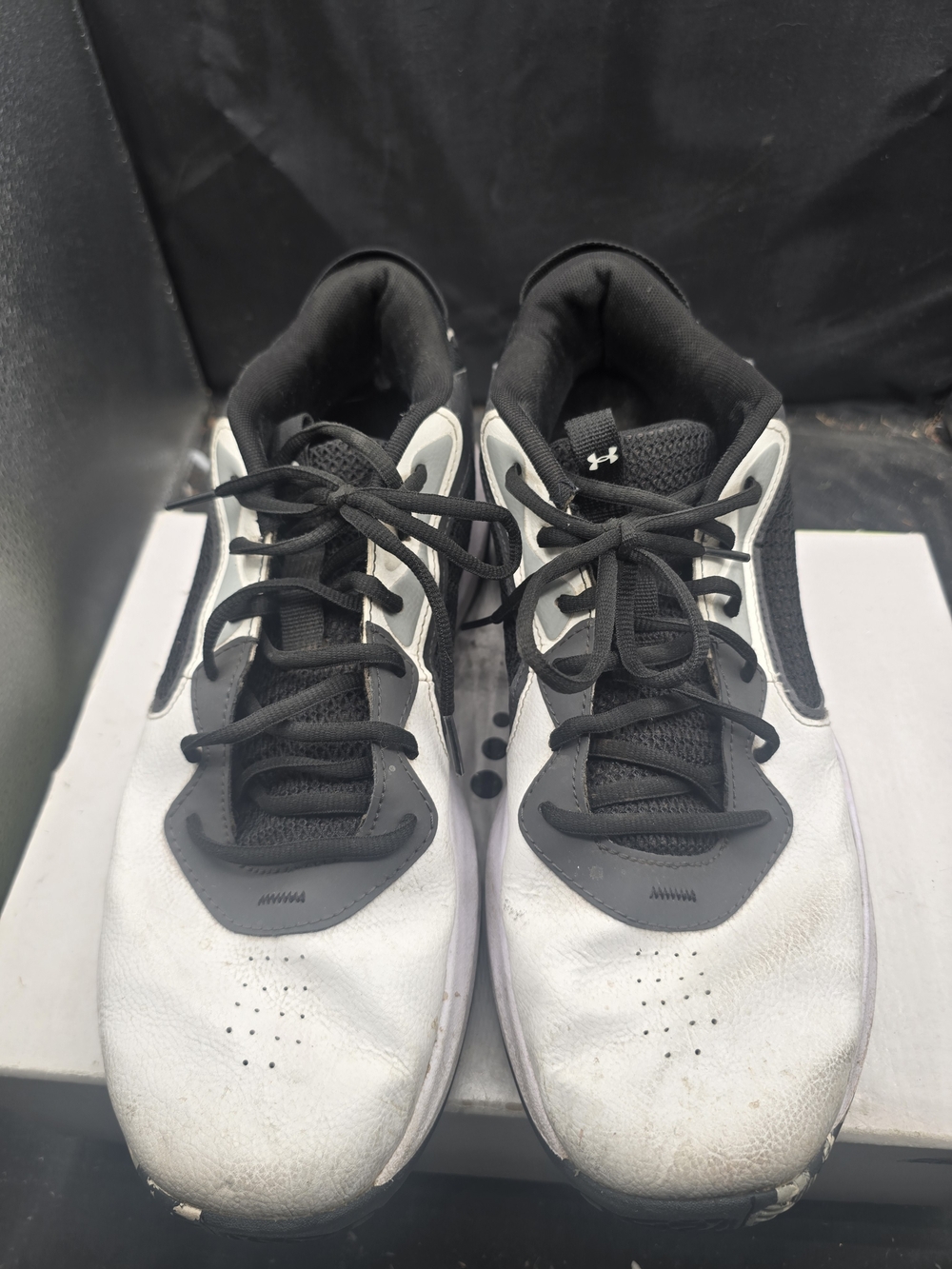 Under Armour Black & White Athletic Sneakers